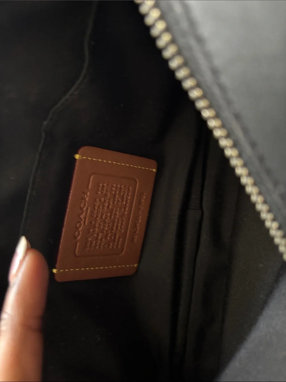 Coach Black Signature Crossbody Bag and Zip Wallet Set